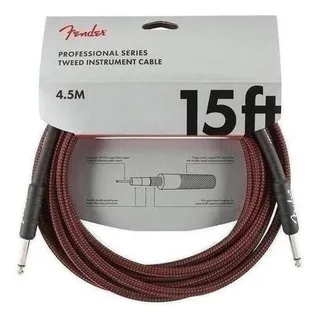 Instrumento Fender Professional Series, Cabo Vermelho Tweed De 15 Instrumento Fender Professional Series, Cabo Vermelho Tweed De 15