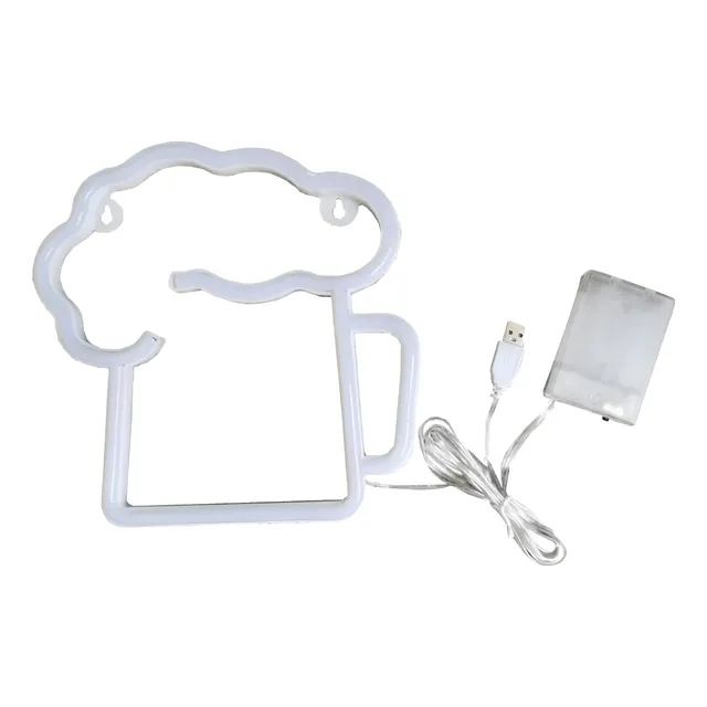 Póster Led Luminoso Neón Pared Usb