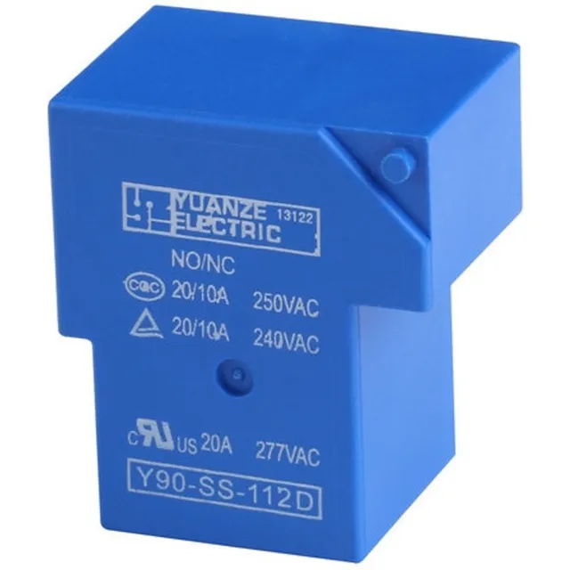 Rele Industrial Tipo T90, Bobina 12 Volts, 1 Inversor 