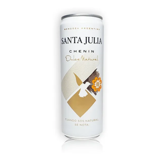 Santa Julia Vino Chenin Dulce Natural En Lata 355ml Mendoza