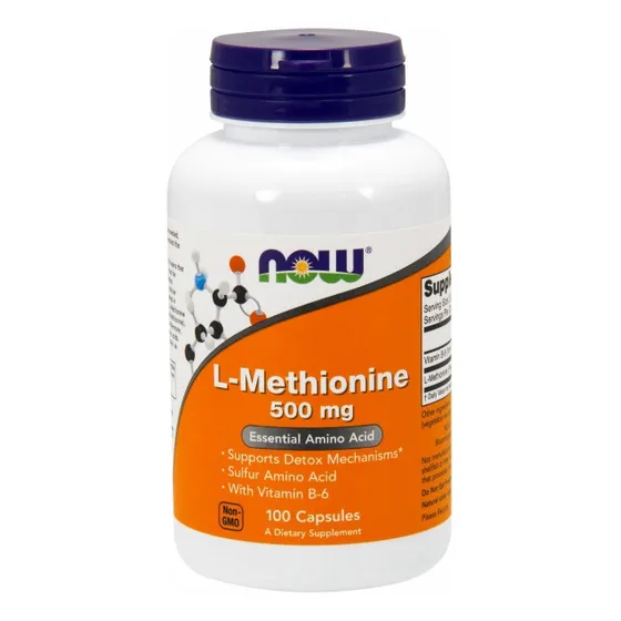 Supplement Now Foods L-metionina 100 Cápsulas Con Vitamina B