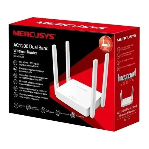 Router Ac10 Mercusys Doble Banda 