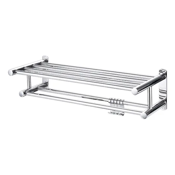 Upbeer Toallero Doble Para Baño Estante Toalla Mano Montado