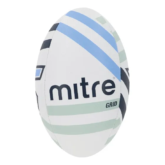 Balon Rugby Grid Mitre Blanco T.4
