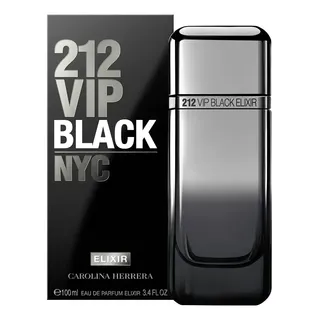 Perfume 212 Vip Black Elixir 100 Ml