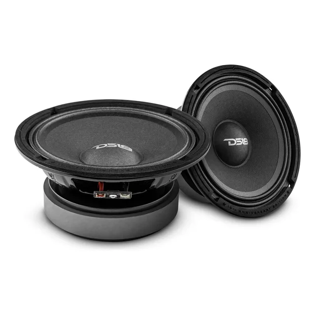 Medios Rangos Ds18 Pro-64xa 6.5 Pulgadas 500 Watts Máximo 250 Watts Rms 4 Ohms Color Negro Edición Décimo Aniversario - 2 Unidades