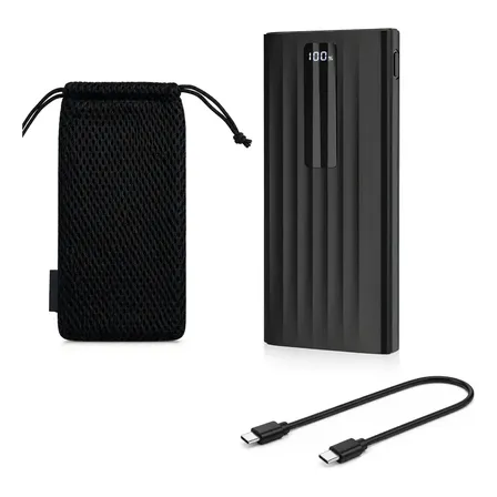 Power Bank 10000 Mah Batería Externa 22.5w Cargador Portatil Negro