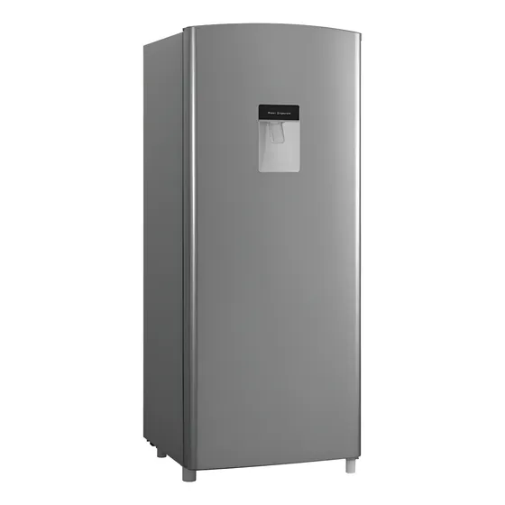 Refrigerador Hisense RR63D6WGX color plata con capacidad de 173L