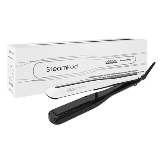 Alisador De Cabello A Vapor Profesional Steampod Blanco