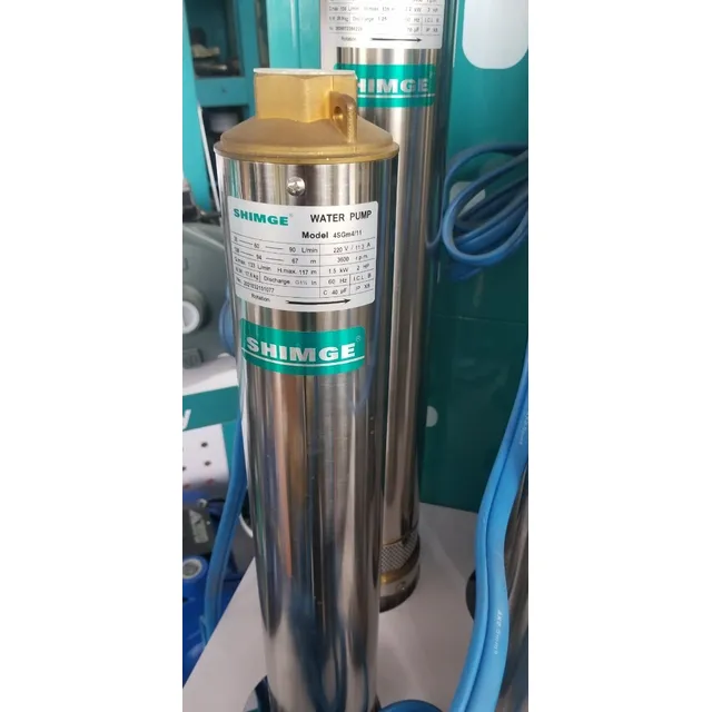 Bomba Sumergible De 2 Hp Marca Shimge 4sgm4/11 Voltaje 220
