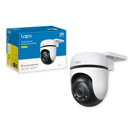 Câmera IP TP-Link Tapo C510w Wi-Fi Outdoor 2k 3mp Cor Preta