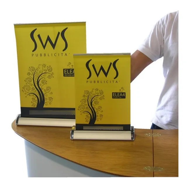 Roll Up, Rollup - Mini Roll Up - 20 X 30  Banner Escritorio 