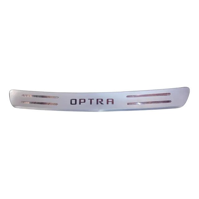Platina Cromada Parachoque Trasero Optra Con Detalle