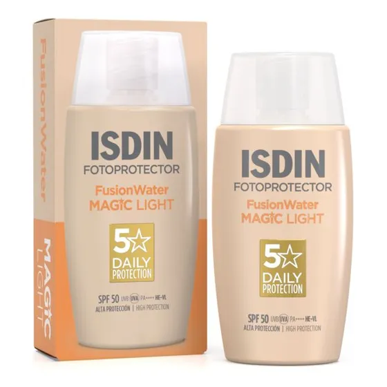 Fotoprotector Fusion Water Spf 50 - Isdin Light Isdin