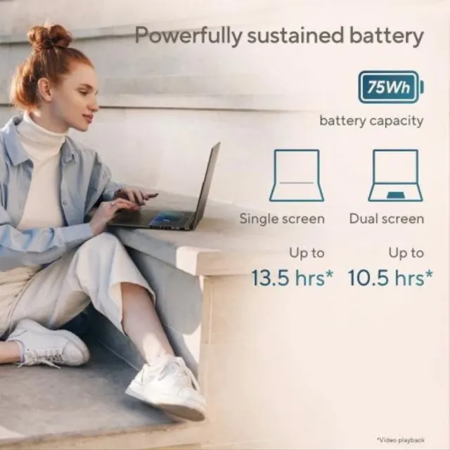 Asus Zenbook Duo 14  Oled 3k