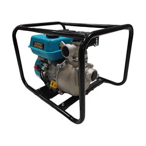 Motobomba 6.5hp 2x2 Gasolina Motor 4 Tiempos Loncin