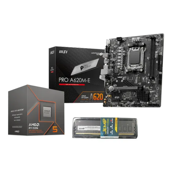 Combo Gamers Amd Ryzen 5 8500g+ 32gb Ddr5+ A620m-e
