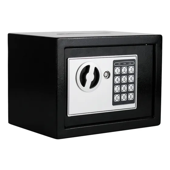 Caja Fuerte Digital De Llave Combinación 23cm X 18cm Metal 