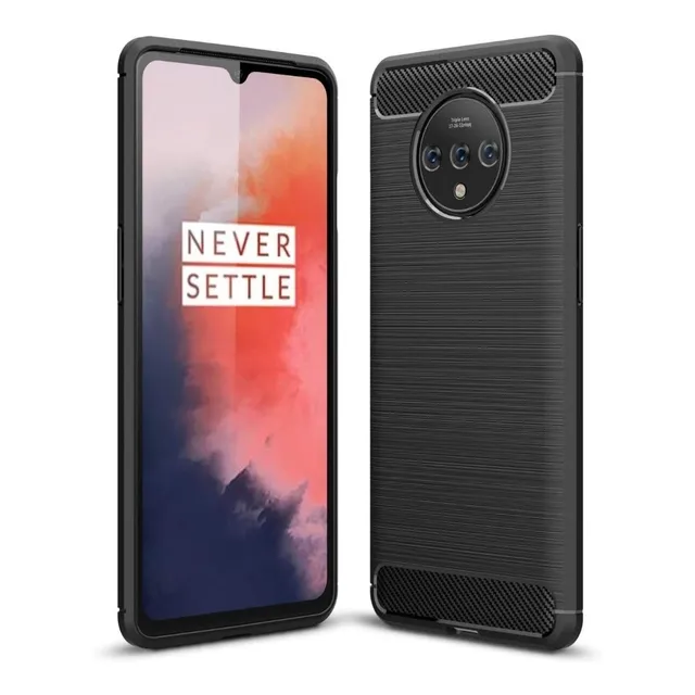 Funda Tpu Fibra De Carbono Compatible Con Oneplus 7t