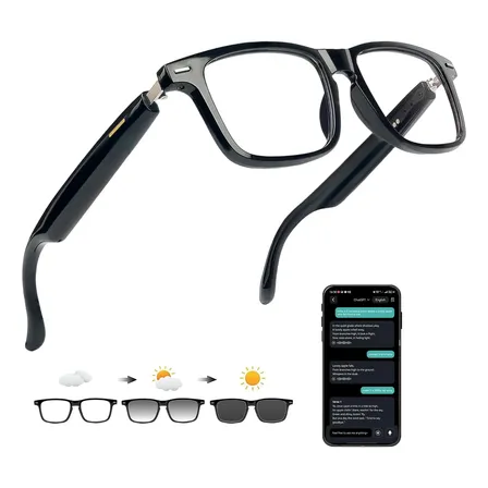 Lentes Inteligentes Bluetooth Ip67 Fotocromáticos