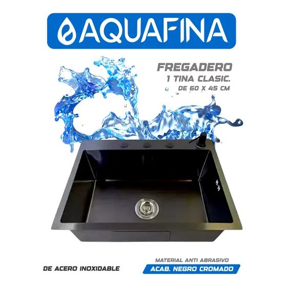 Fregadero Y Lavaplatos De Acero Inoxidable Aquafina