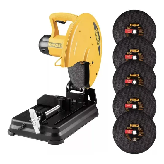 Cortadora De Metales 14  + 6 Discos 2200 W Dewalt D28730-b3k