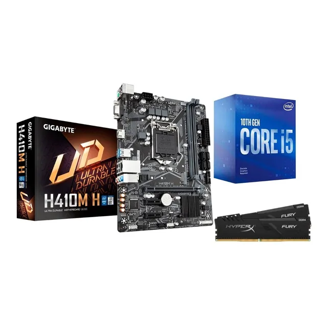Kit Actualización Ensamble Intel I5 10400 + H410 + 16 Gb Ram