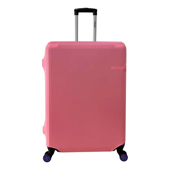 Funda Cubre Valija Trendy 28puLG Viaje Accesorios Diseños Color Fucsia 17019fu