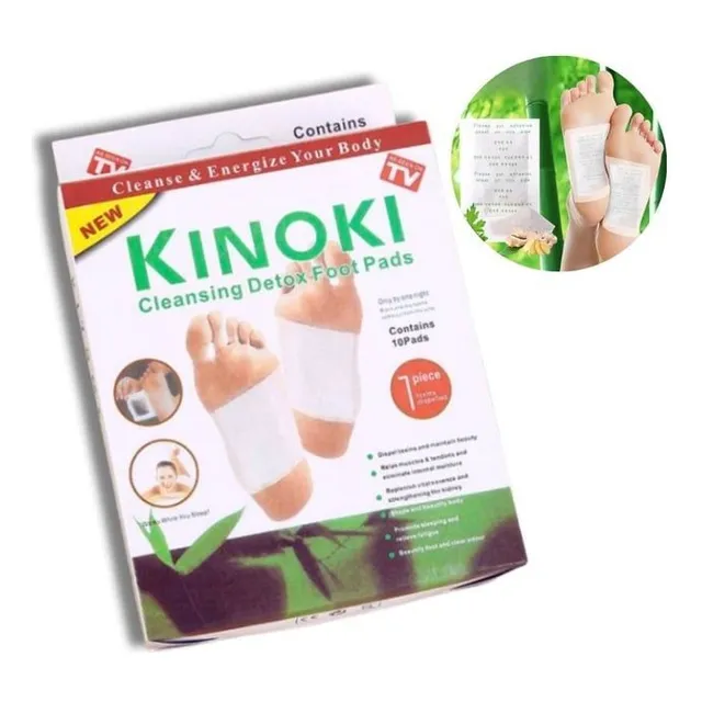 Parche Kinoki X 3 Pack Desintoxicante Pies 30 Parches