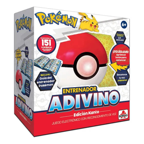 Juego De Mesa Pokémon Entrenador Adivino 8cm 56100