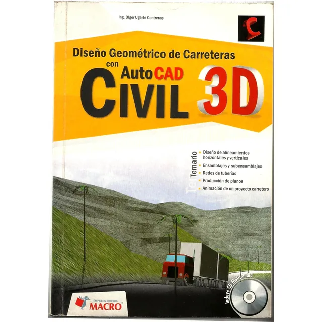 Diseño Geométrico De Carreteras Auto Cad 3d Macro 2012 + Cd