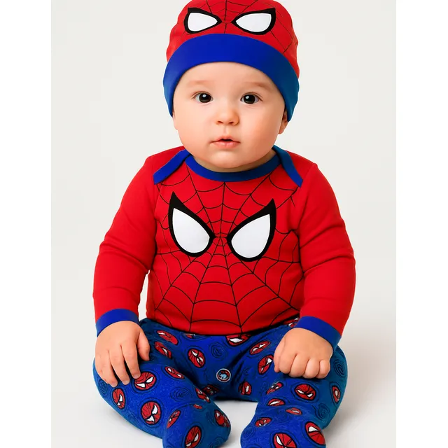 Set Conjunt Bebe Monster Inc Mike Disfraz Body Pantalo Gorro