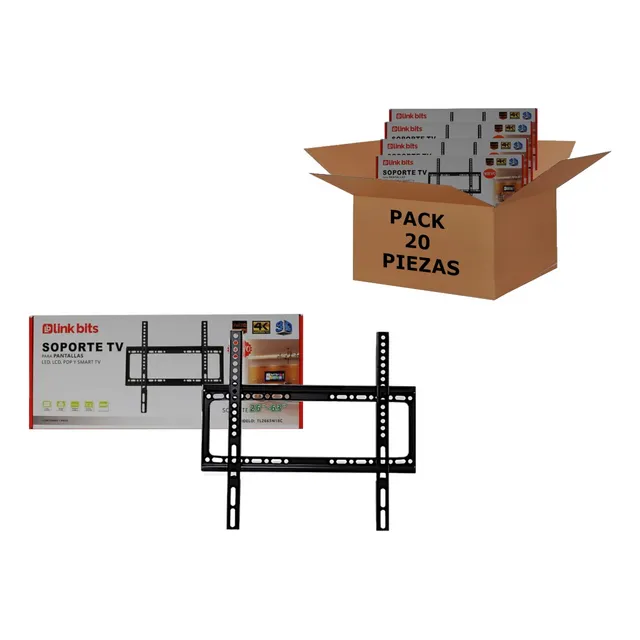 Soporte Fijo Para Pantalla Tv De 25kg 26 A 63 PuLG 20 Piezas