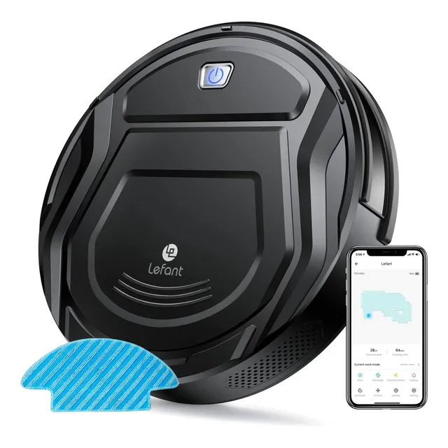 Aspiradora Robot Lefant Carga Automatico Alexa Compatible