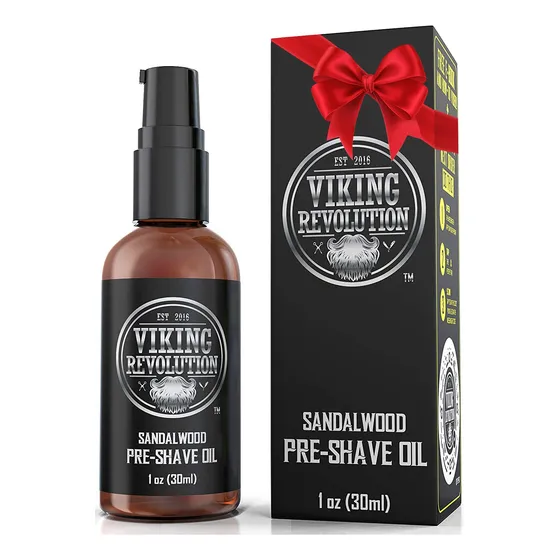 Aceite De Preafeitado Viking Revolution Sandalwood Para Homb