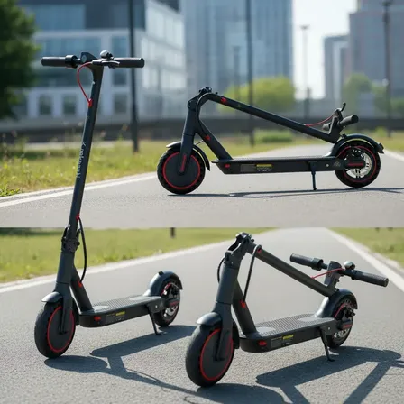 Patinete Elétrico Dobrável Adulto Até 30km Premium Preto