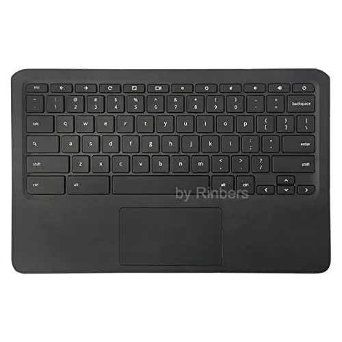 Funda Superior Negra Rinbers Con Reposamuñecas Para Ordenado