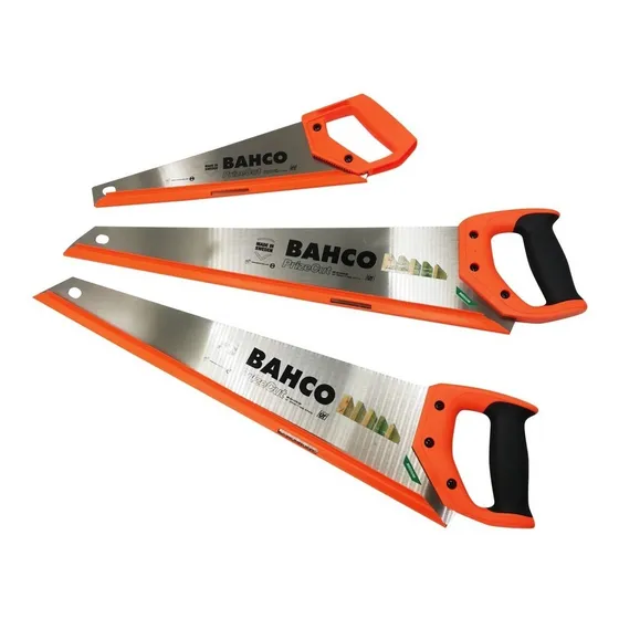 Bahco 2 Serruchos 22 + Serrucho Fino Para Moldura 14