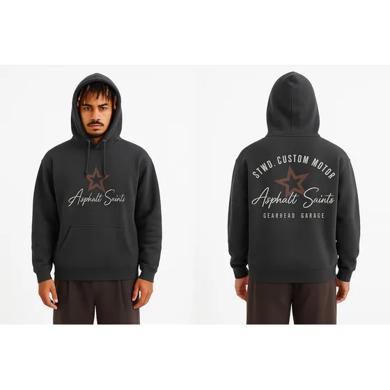 Canguro Estampado Asphalt Baron Blonde Hombre