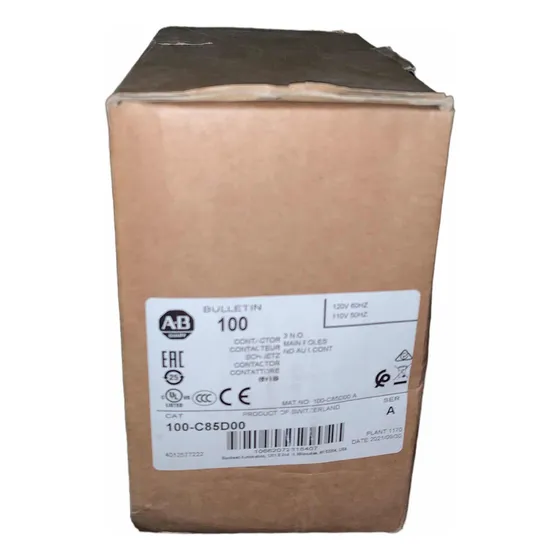 Allen Bradley 100-c85d00 Ac Contactor