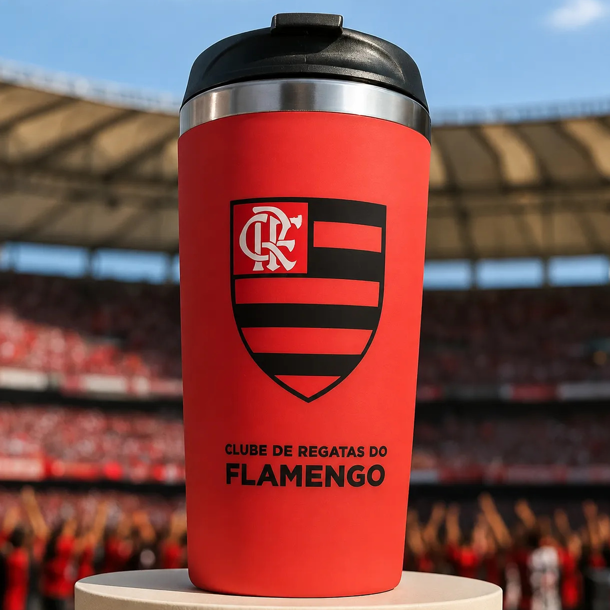 Copo Térmico Para Cerveja Emborrachado 450ml Original Times Flamengo