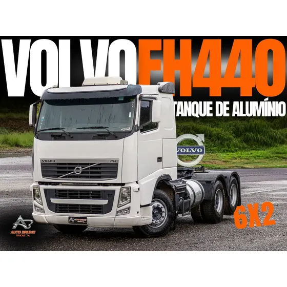 Volvo Fh 440 6x2 Automático Motor Feito E Calçado De Pneus