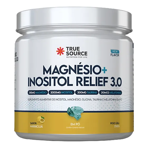 3.0  Magnesio + Inositol Relief Maracuja 350g - True Source