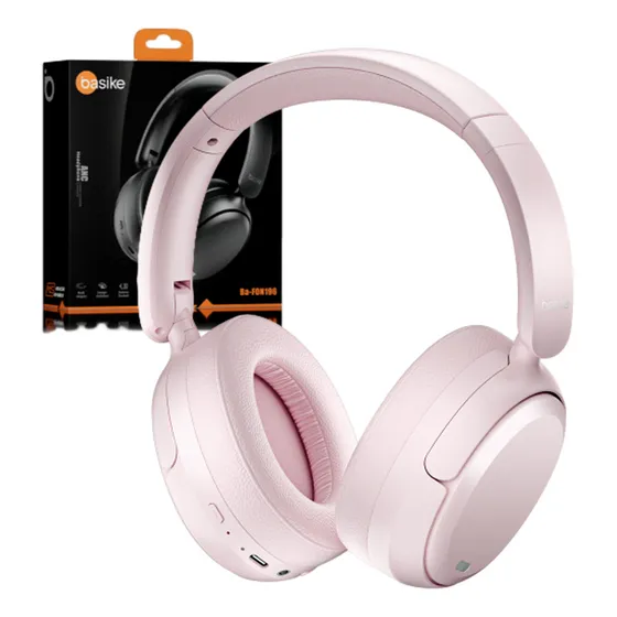 Headset Bluetooth Redução De Ruído Do Anc Com Microfone 50h Cancelamento de Ruído Ativo ANC, Suporte Chamadas de Voz, Áudio de Alta Fidelidade, Design Ergonômico Leve e Confortável