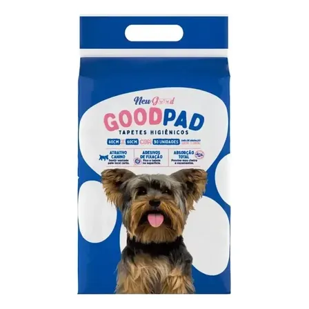 Tapete Higiênico Goodpad Cães E Gatos 60 X 60 30unidades Branco