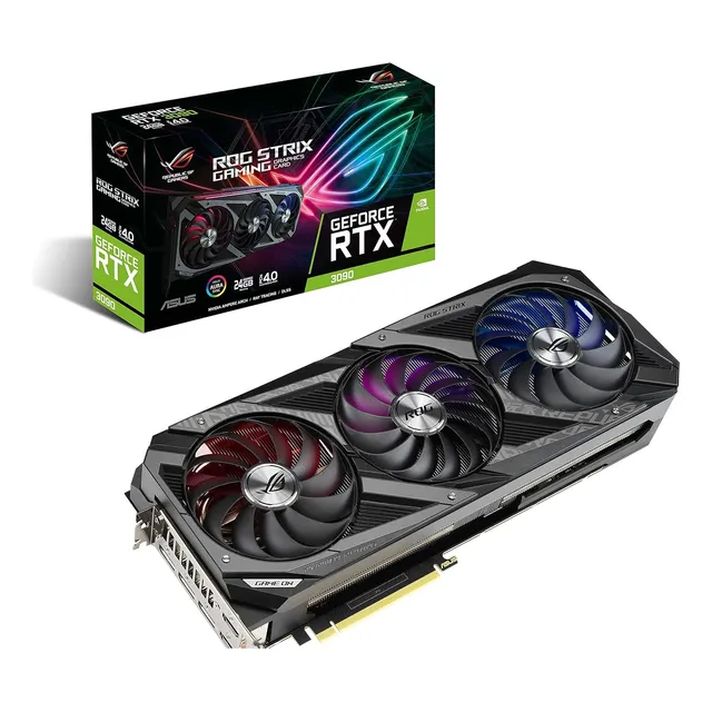 Asus Rog Strix Nvidia Geforce Rtx 3090 Gaming Graphics Card