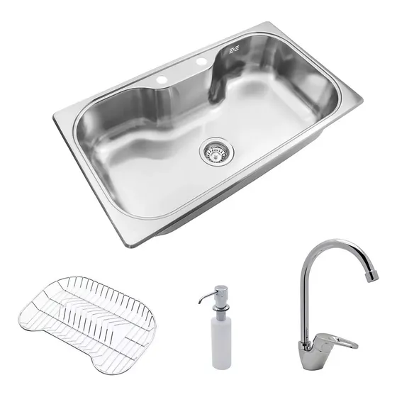 Bacha Johnson Luxor Si85a + Monocomando 145411+ Disp+canasto