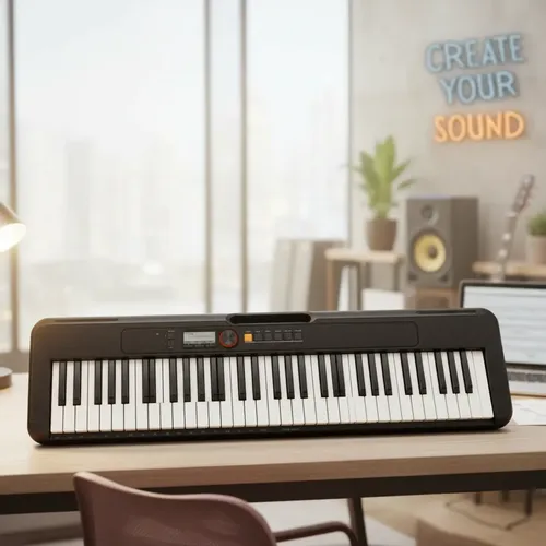 Teclado Musical Casiotone Cts400 Casio Ct-s400 Preto Bk | Frete grátis