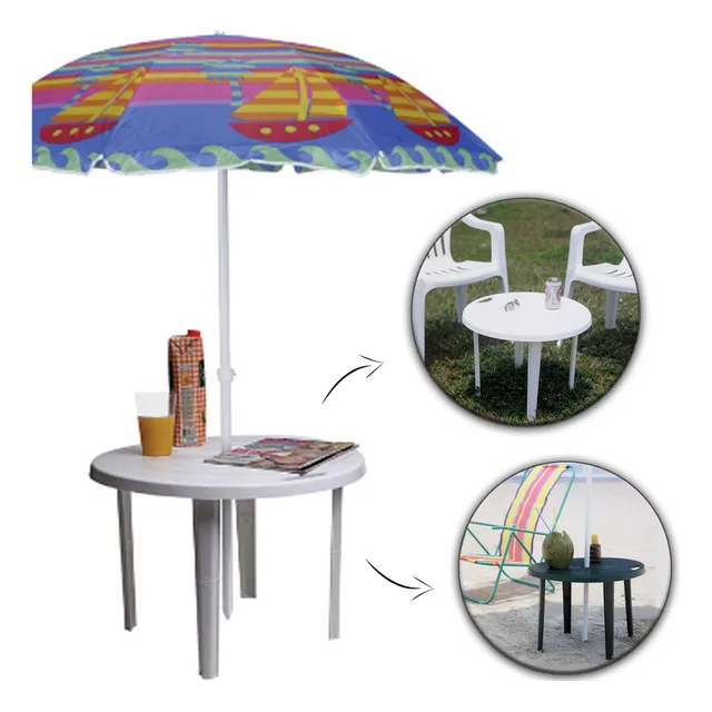 Mesa Desmontável Super Prática Praia Camping Sacada 53x38cm