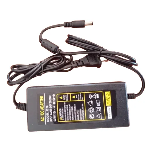 Transformador 12v 5amp Para Luces Led Tv Dvr Y Camaras
